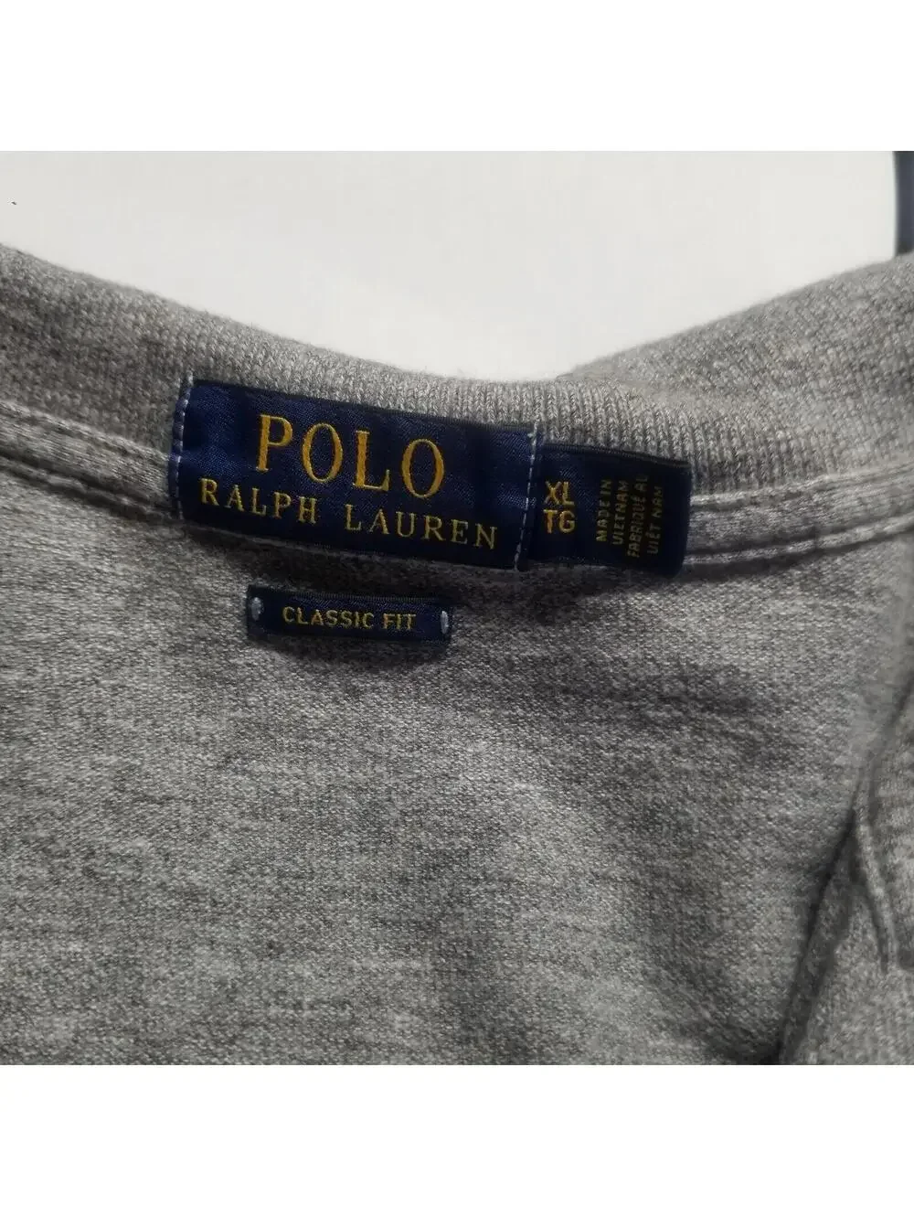 Polo Ralph Lauren Golf Polo Classic Fit Gray Short Sleeve Mens Sz XL